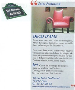 les bonnes adresses